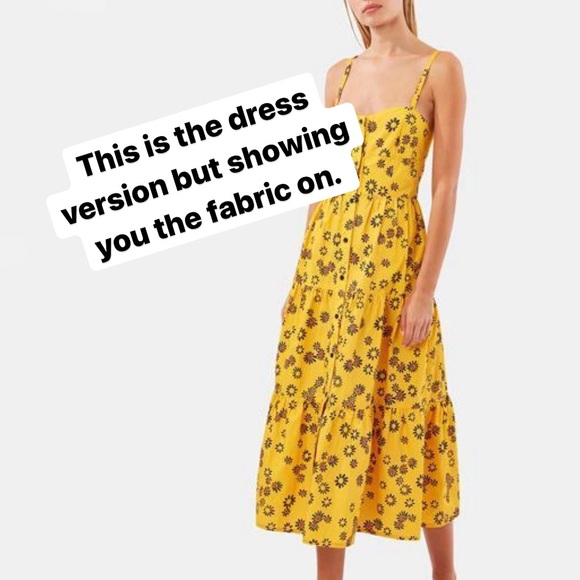 Solid & Striped size L daisy 3 tier ruffled skirt set with matching top - Picture 4 of 15